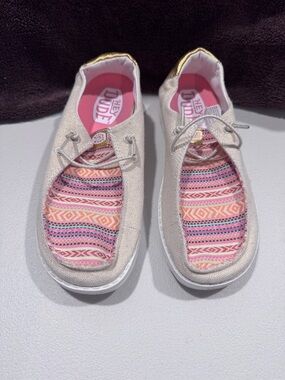 Hey Dude Wendy Boho Festival Slip-On Shoes Youth 5